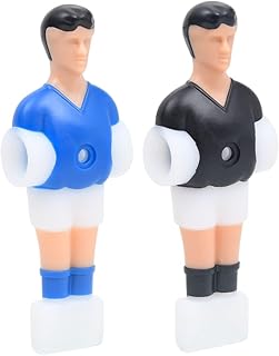 vidaXL Jugadores de Futbolín para Varillas Mesa de Fútbol Repuesto Reemplazo Futbolistas Fiesta Partido Profesional Juguete de 12,7 mm 22 Piezas