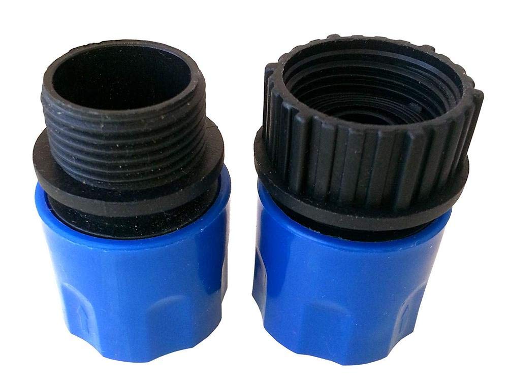 Uteruik Garden Expandable Stretch Hose Adaptors Connector Quick Connect Tap and Spray Appliance (Blue)
