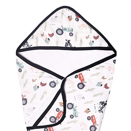 Image of Copper Pearl Hooded Bath Towels Premium Knit/Terry Cloth Baby Towels with Hood, Pockets, and Cool Designs - Great to Gift and Make Bath Time Fun - Baby Bath Towel, Jo