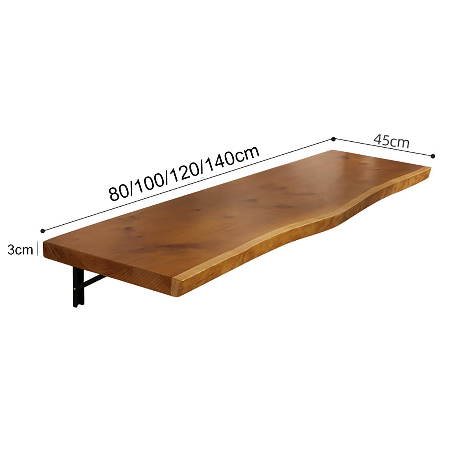 Tavolo pieghevole da parete, scrivania pieghevole in legno con staffe in metallo, banco da lavoro pieghevole per garage, casa, ufficio, cucina, sala da pranzo