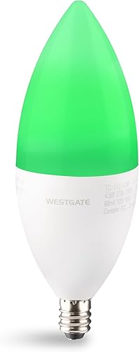 Miniatura 5 de Westgate Bombillas LED TC-E12-4.5W-RGBW-WiFi, base E12, cambio de color, vida útil de 25000 horas, compatible con Alexa y Google, regulable,