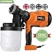Paint Sprayer,Tacklife SGP15AC Electric Paint Spray Gun, 3 Spraying Patts, 900 ml Paint Container, Easy-used for Painting Projectserns with 4 Nozzle