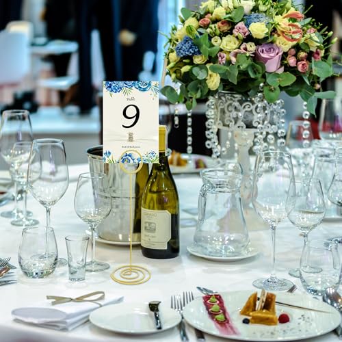 Gpyg 8.75 INCHES 12PCS GOLD 8.75 Inches Table Number Holders thumb #2