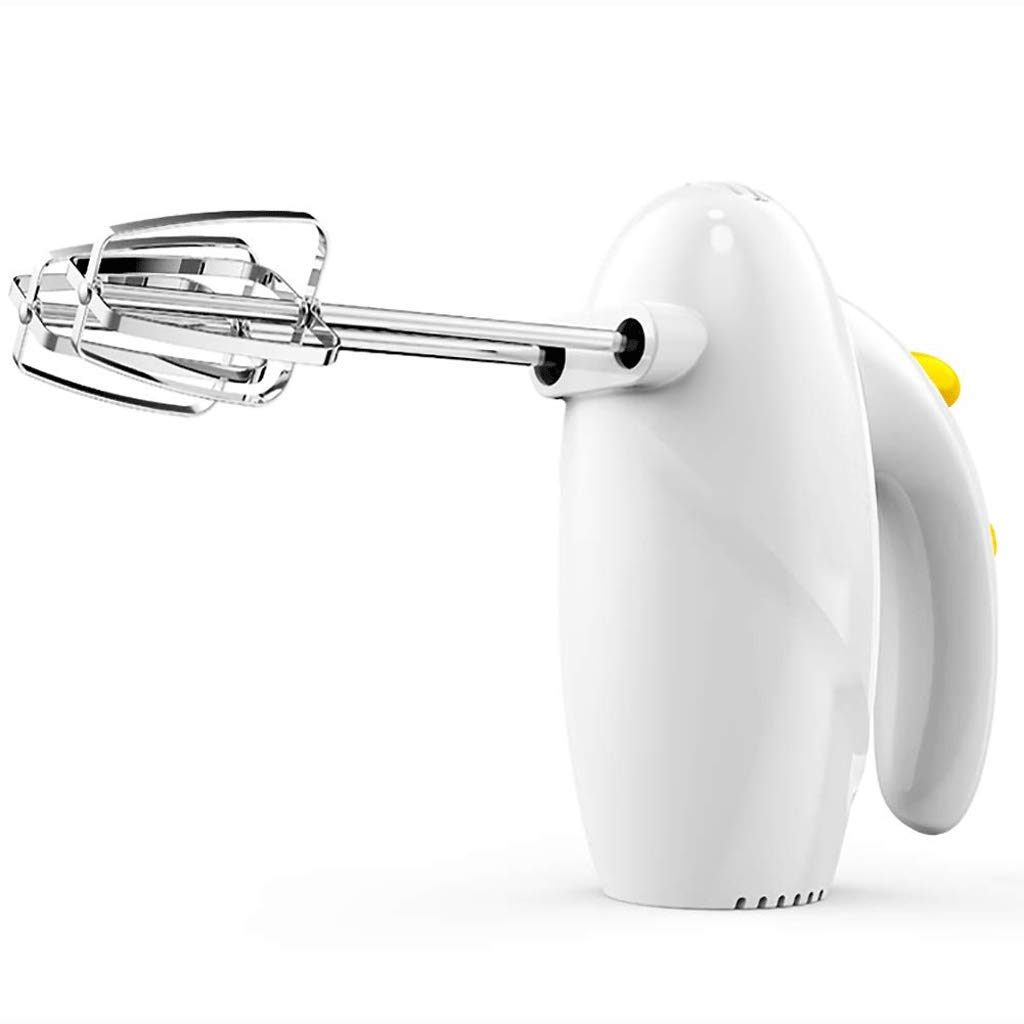 Egg Beater Hand Mixer Electric Kitchen Mixer 5-Speed Settings with One-Touch Easy Eject Button-White