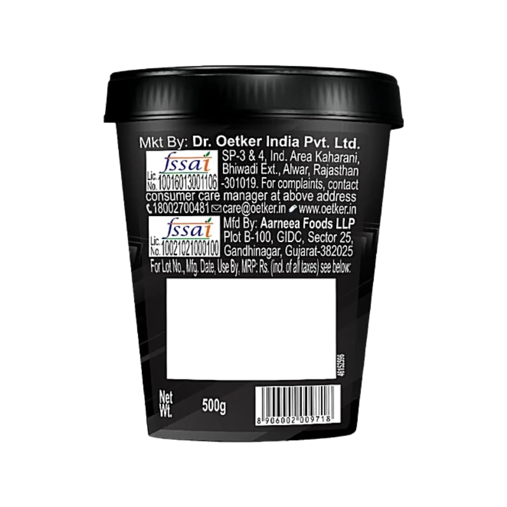 Dr. Oetker FunFoods High Protein Peanut Butter Dark Chocolate Smooth 500g