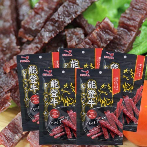 Amazon | 天狗ハム 能登牛 ビーフジャーキー 27g ×5袋 ゆうパケット