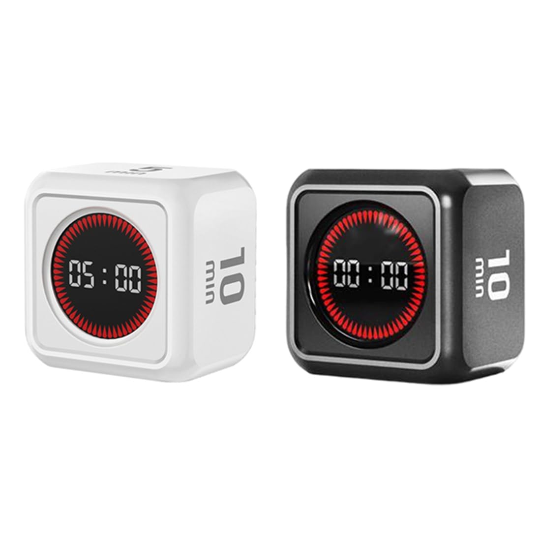 Hndhbfgrt Built-in 800mAh Battery Visual Countdown Timer Featuring 3-Stage Volume Control Silent Flashing Alert Functionality