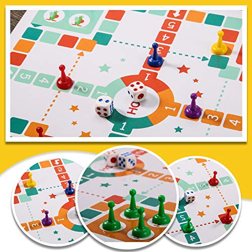 48 Pcs 1 Inch Board Game Pieces Multicolor Pawns Board Game Pawns Plastic Chess Pieces For Board Games Component Tabletop Markers Accessories, Random Color #TOP6