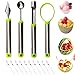 Strumento per Intagliare la Frutta,Strumento per Scavare la Palla,Scavino da Cucina,Gadget Cucina,Attrezzi cucina,Strumento da Cucina Multifunzione in Acciaio Inossidabile per Insalata Fai-da-te