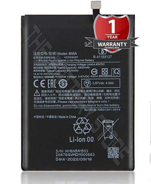 Image of Original BN5A Battery for Redmi Note 10 5G (Poco M3 Pro 5G) Battery with 1 Year warrenty**** (P128)