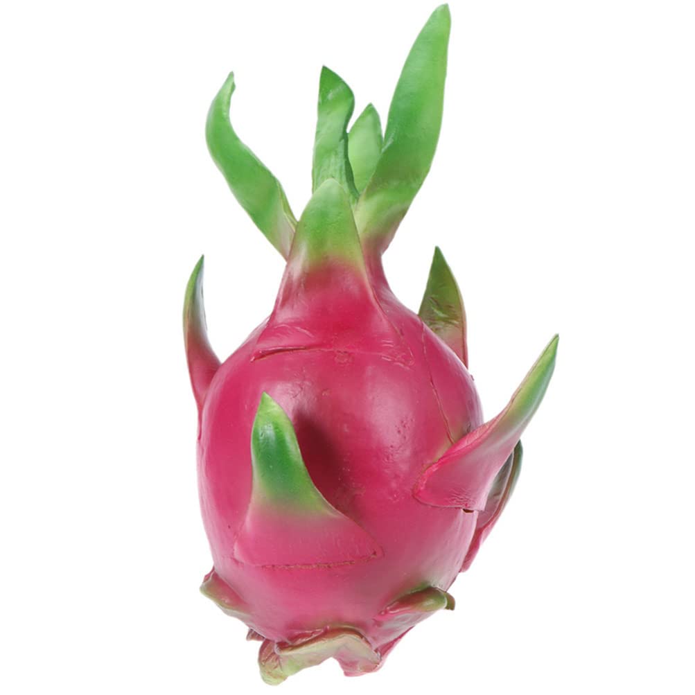 Toyvian Bath Toys Toys Artificial Lifelike Pitaya Fake Dragon Fruit Model Pitaya Figurine Kids Pretend Play Toy Photography Prop for Home Store Kitchen Decoration S Home Decoration