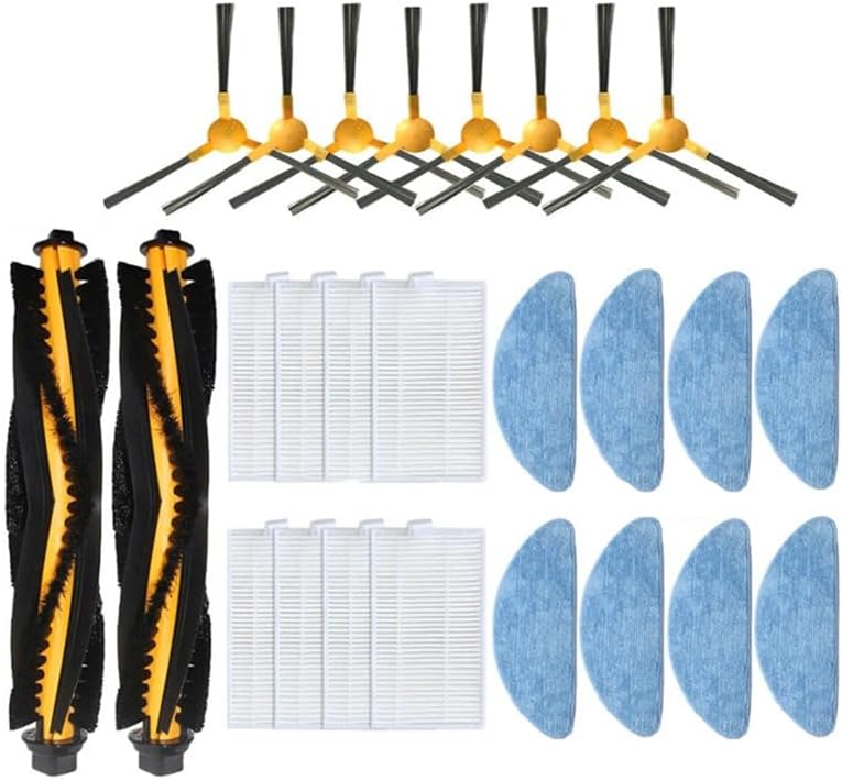 XIBANY Replacement for LIECTROUX C30B XR500 E30 Proscenic 800T 820S Robot Vacuum Cleaner Spare Parts Hepa Filter Main Side Brush Mop Cloth