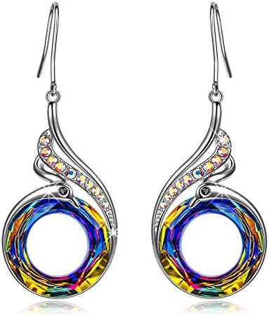 Kate Lynn Nirvana of Phoenix Mother's Day Earrings Gifts for Mom Earrings for Women Jewelry Gifts Woman's Swarovski Crystals Earrings with Gift Box, Soft Cloth
