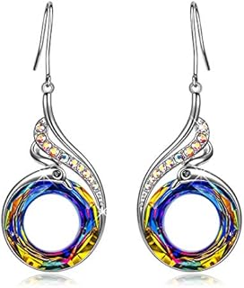 Kate Lynn Nirvana of Phoenix Mother's Day Earrings Gifts for Mom Earrings for Women Jewelry Gifts Woman's Swarovski Crystals Earrings with Gift Box, Soft Cloth