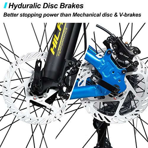 Hiland Vtt Vtt Homme Pouces Frein A Disque Vtt Femme Adulte VTT