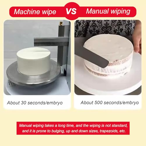 Máquina eléctrica para glaseado de Pasteles, esparcidor de Crema, Herramienta de alisado automático para un Recubrimiento, Ideal para cumpleaños y repostería Decorativa.