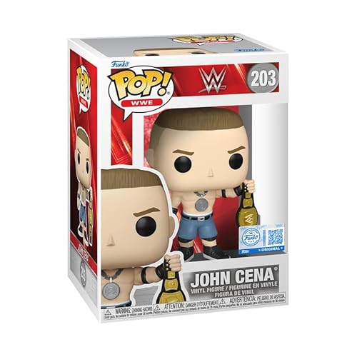 Funko Pop! WWE - John Cena (with Spinner Championship Belt Special Edition) #203