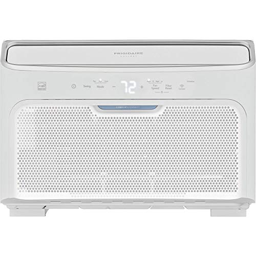 Frigidaire GHWQ123WC1 Inverter Quiet Temp Room Air Conditioner, 8,000 BTU with Wi-Fi Connected, Energy Star Certified, Easy-to-Clean Washable Filter, in White