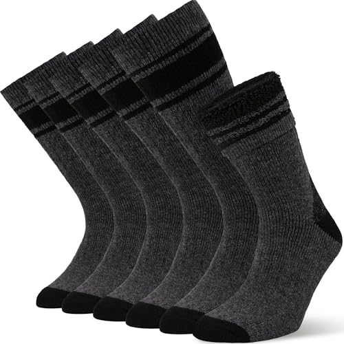B&P Ultimate Merino Wool Socks for Men & Women - Warm Winter Socks with Moisture Control and Anti-blister Cushioning