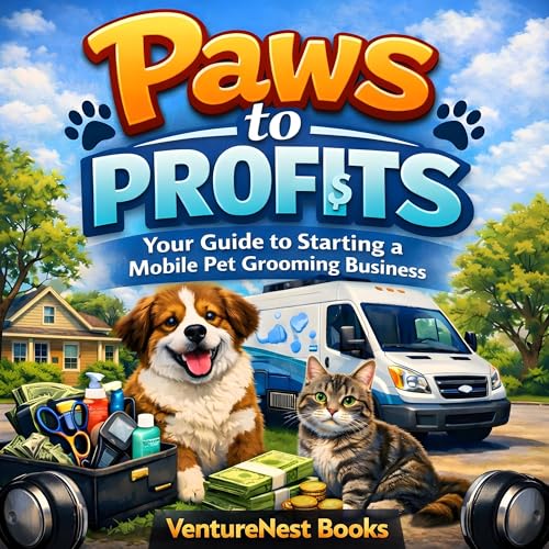 Paws to Profits Audiolibro Por VentureNest Books arte de portada