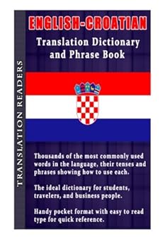 Paperback English to Croatian Translation Dictionary Book