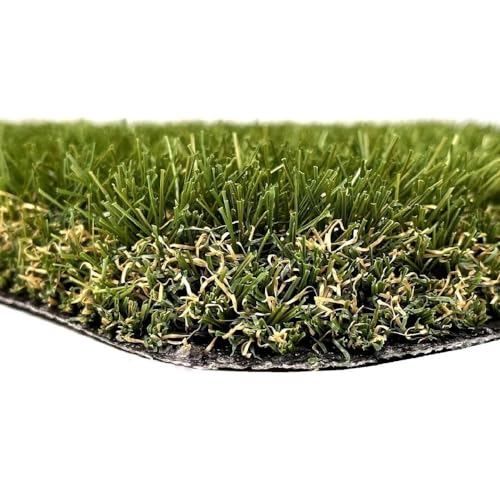 Yelloo - Gazon Synthétique Exterieur (30 mm 1x10m) Pelouse Synthetique Exterieur, Faux Gazon pour Balcon, Terrasse, Herbe Synthetique Exterieur, Tapis Gazon Artificiel, Rouleau Fausse Herbe Exterieur