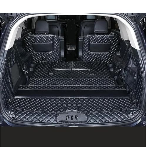 Tapis de coffre Ford Explorer 2020-2025 sur mesure 6-7 places cuir style 1