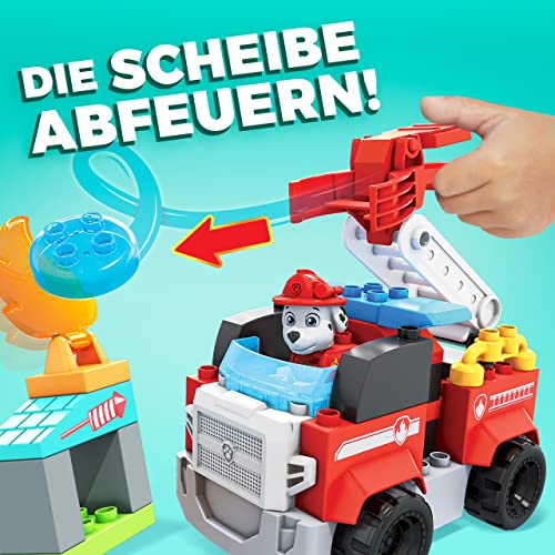 MEGA GYJ01 – Mega Bloks Paw Patrol Feuerwehr Bauset mit 34 Bausteine, Spielset für Kinder ab 3 Jahren – Bild 5