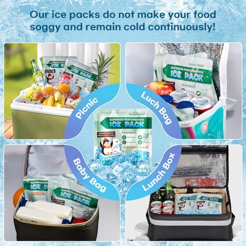 SuccorWare 5-Pack Reusable Ice Packs
