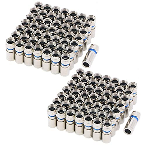 Connecteur RG6 F coaxial pour réparer les pertes de signal TV