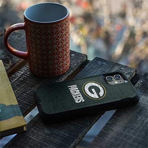 Skinit Decal Skin Compatible with OtterBox Defender iPhone 11 Case - Officially Licensed NFL Green Bay Packers Distressed Design