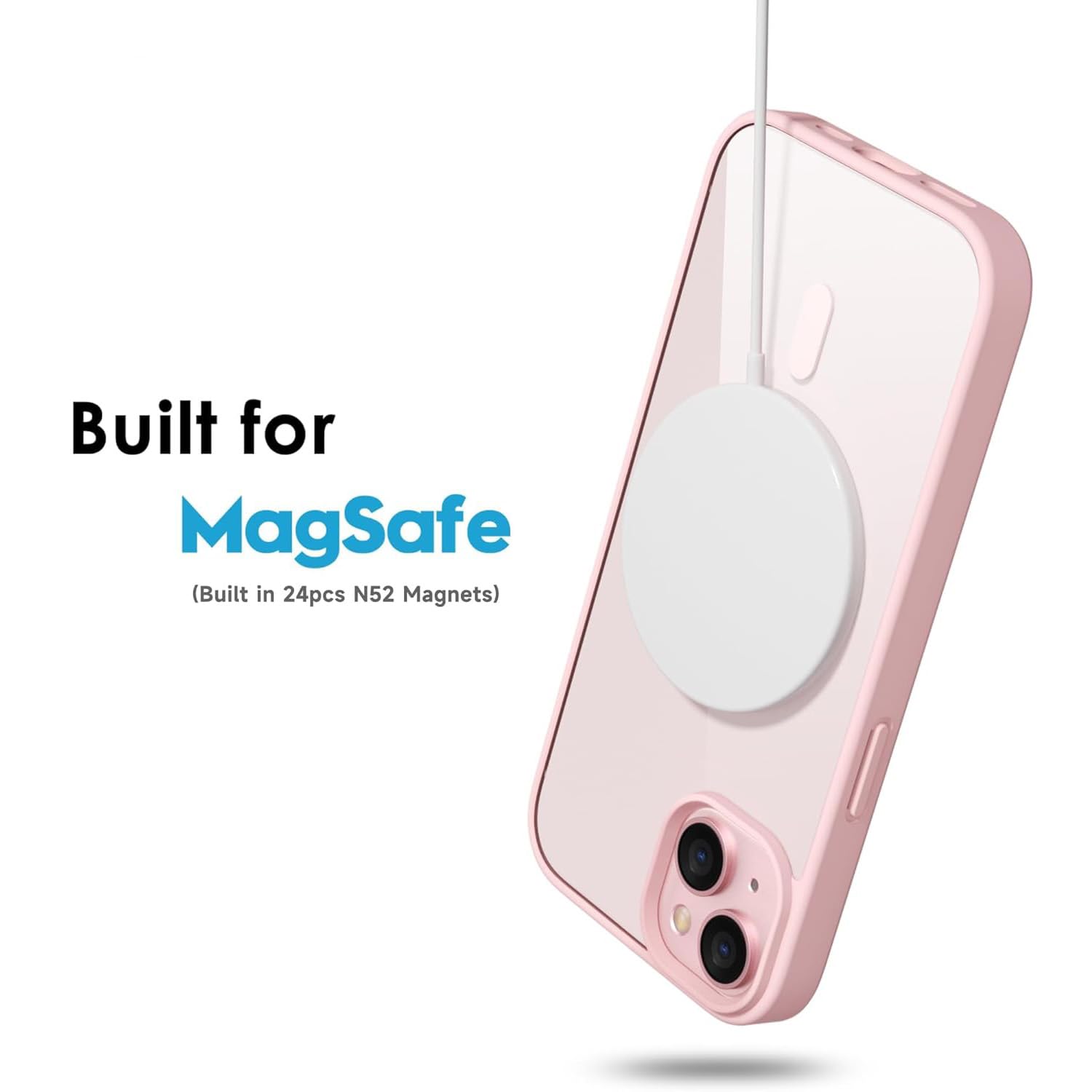 Amazon.com: oakxco for iPhone 15 Case Clear Magnetic Compatible