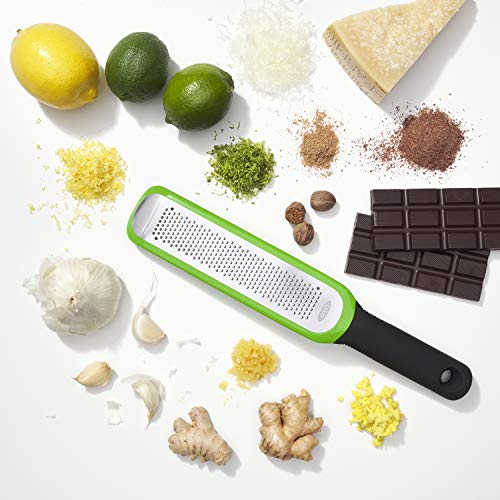 OXO Good Grips Etched Zester and Grater, One Size, Green