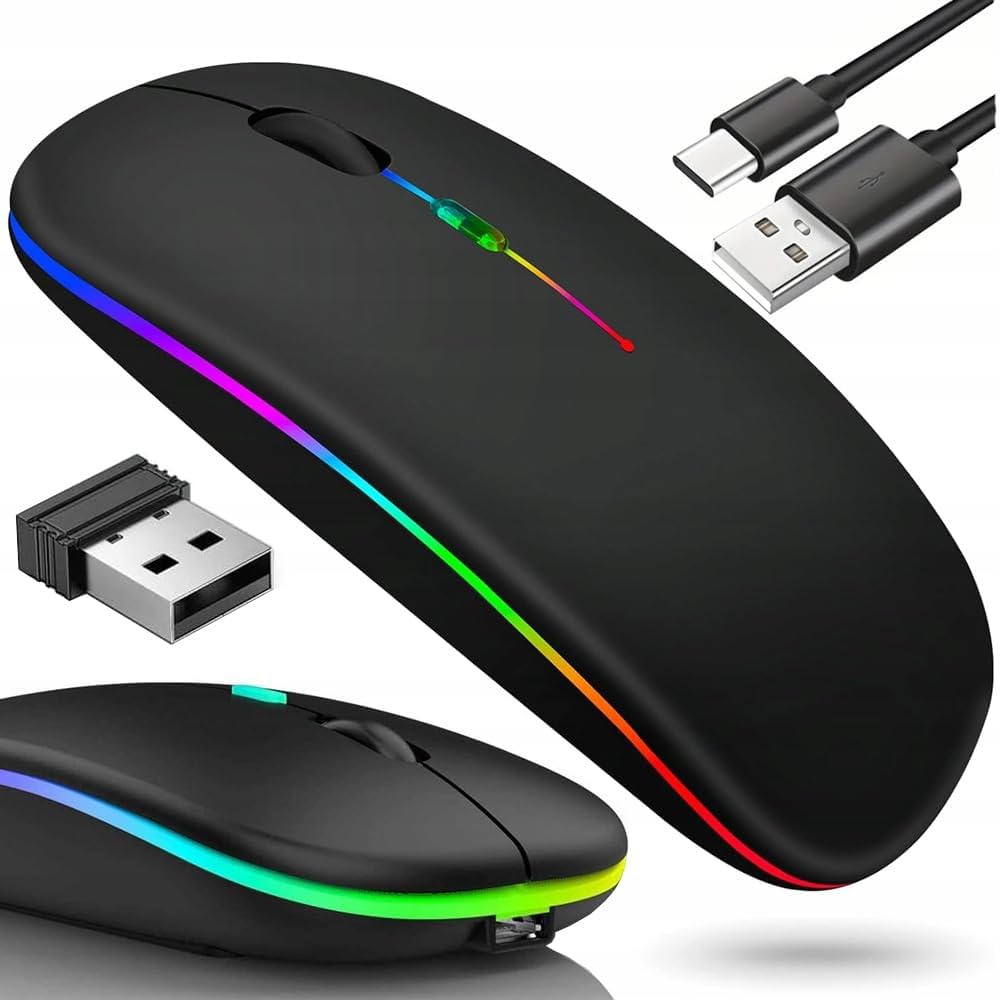 Mouse Wireless RaceGT - Ergonomico E Silenzioso, Con Ricevitore USB-C - Foto 11