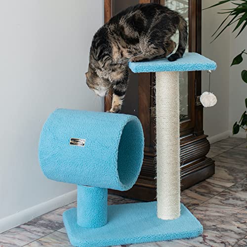 Árbol para gatos modelo B2501 azul cielo miniatura 5
