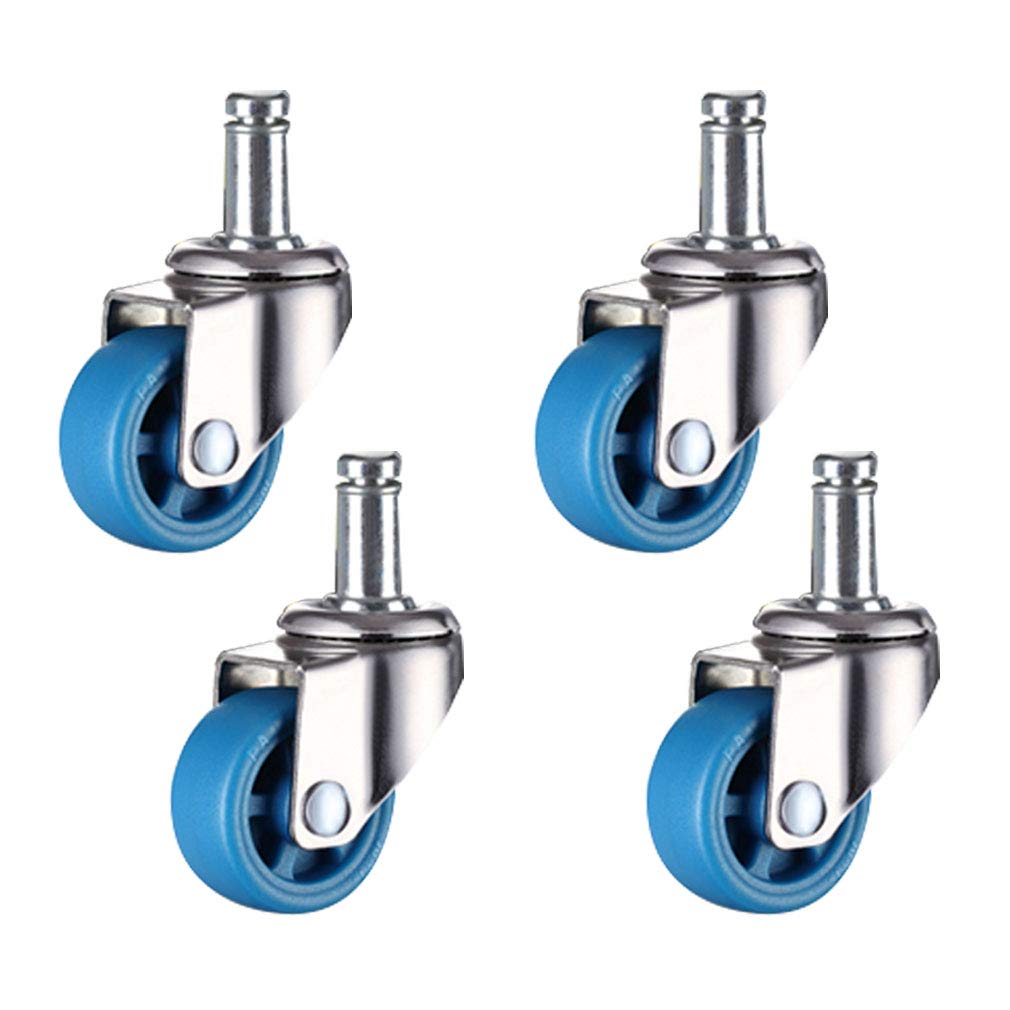 Roulettes pivotantes silencieuses de 2 po avec frein pour protéger vos sols lot de 4
