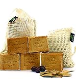 🧼 Anwendbar als Gesichtsseife, Handseife, Haarseife, Duschseife, Körperseife, Rasierseife, Bartseife und Fleckenseife. Aleppo Seifen werden empfohlen bei trockener sowie unreiner Haut, Akne, Pickel, Mitesser, Neurodermitis und Schuppenflechte.