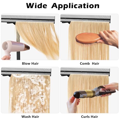 Extensions de cheveux sans nœuds grâce au support réglable tonchean