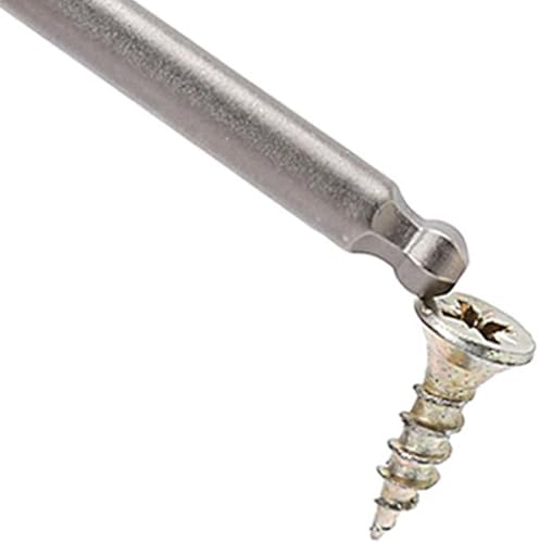 Miniatura 5 de Yakamoz Juego de 5 puntas de destornillador con cabeza hexagonal magnética  vástago hexagonal de 14 pulgadas  4 pulgadas de longitud