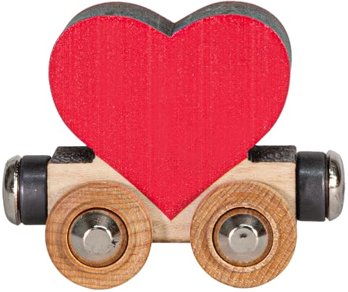 Maple Landmark NameTrains Red Heart - Made in USA