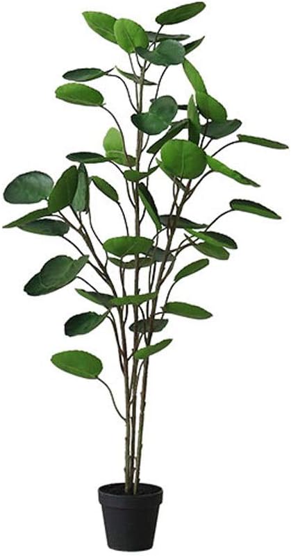 Amazon 人工観葉植物 人工木 プラスチックポットのホームガーデン人工木 レストランやオフィスの装飾ギフト用の屋外の背の高いフェイクポット屋内床植物 サイズ 110cm 人工観葉植物 オンライン通販