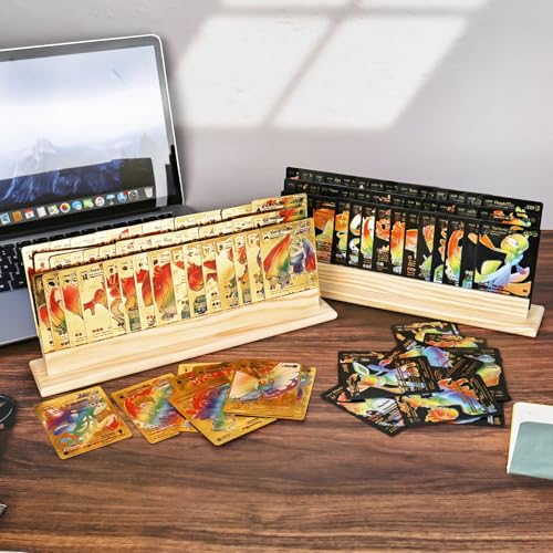 Packung Mit 110 Pcs Cartoon Karten Schwarz Silber Gold Seltene Karten Set,Sammelkartenspiel Keine Duplikate Karikaturen Comics Sammelkarten Einschließlich Verschiedener Seltener Folienkarten