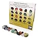 Jovivi 20 Mini Crystal Gemstones Chakra Stone Healing Balancing Kit with Box for Collectors, Crystal & Reiki Healers and Yoga Practioner