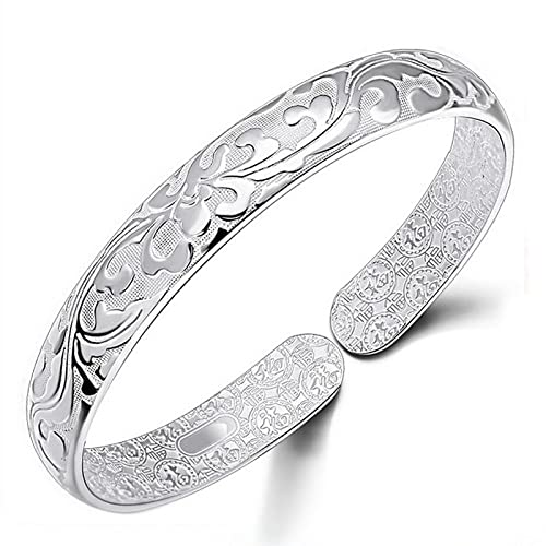 Manchette réglable bracelet tendance pour femme qui ne noircit pas