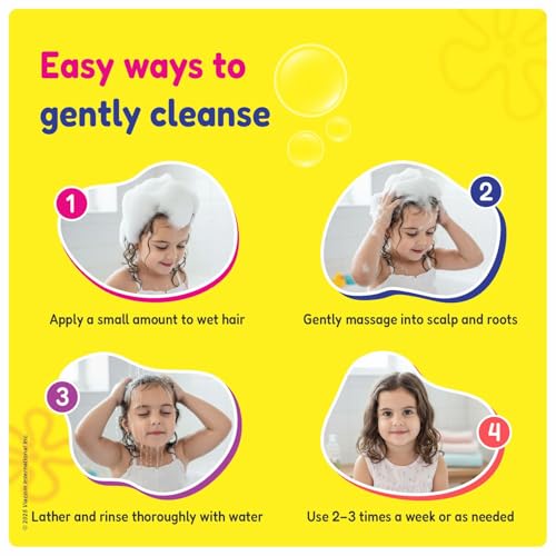 Image of SpongeBob Shampoo for Girls (8-12 Years) | Gentle Daily Scalp Cleanse | Honey & Coconut Formula | 200ml