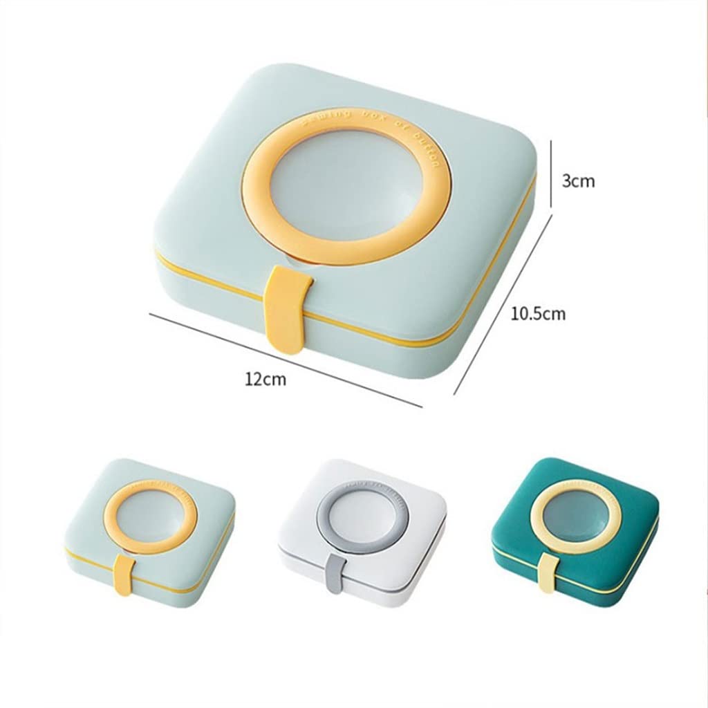 Zestawy do szycia DIY wielofunkcyjny zestaw pudełek ręcznie pikowanie szycie haft akcesoria do nici (kolor: Argento, rozmiar: Talla ?nica)