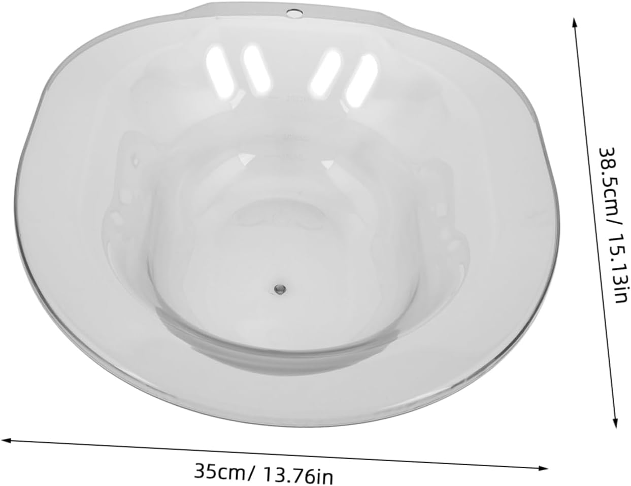 Sitz Bath for Postpartum Women Potty Seat for Toilet Sitz Soak for Hemorrhoids Bowl Comfortable Accessory Grey
