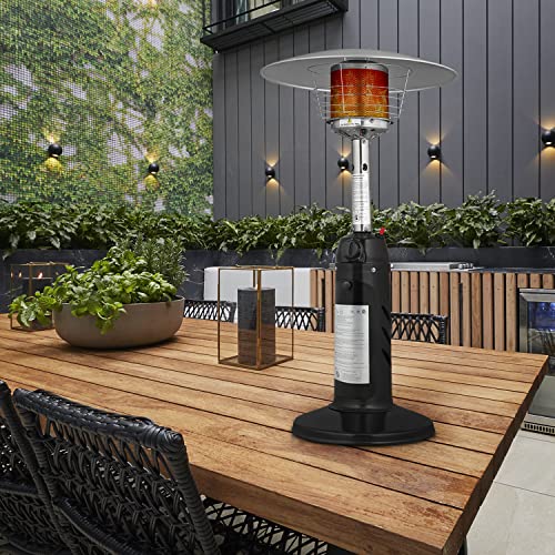 Monibloom A13-PH-001-BK Portable Patio Heater Standing Patio Floor Air Heater 11000 Btu Floor Standing Heater thumb #2