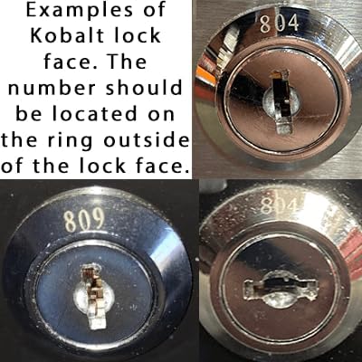 Miniatura 2 de Llaves de repuesto para cajas de herramientas Kobalt, códigos de llaves 801-810 SafeCo Brands 2 llaves (801 Kobalt)