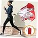 Kisangel Speed Resistance Parachute for Running Training Agility Equipment for Soccer Athletic Performance Explosive Power Core Strength